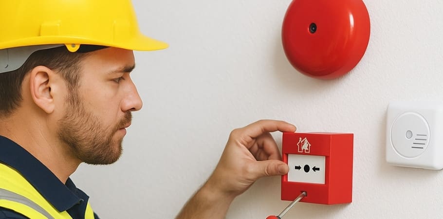Commercial Fire Alarm Installation Fence Houses