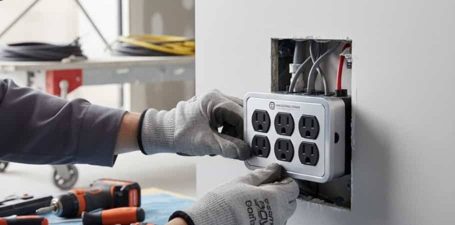 Commercial Plug Socket Installation Stokesley