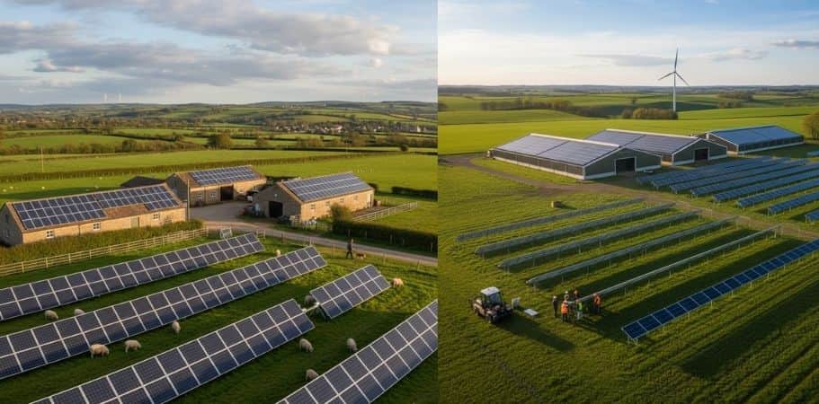 Solar for Farms in Alnwick
