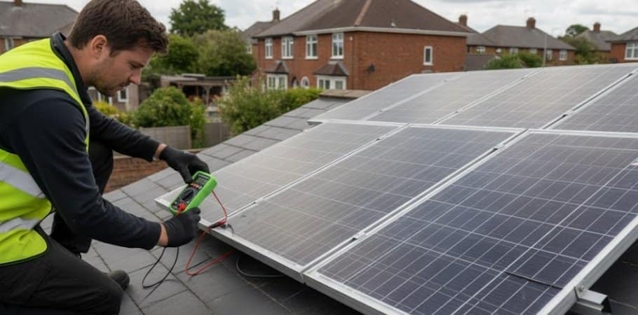 Solar Panel Testing Services Stocksfield